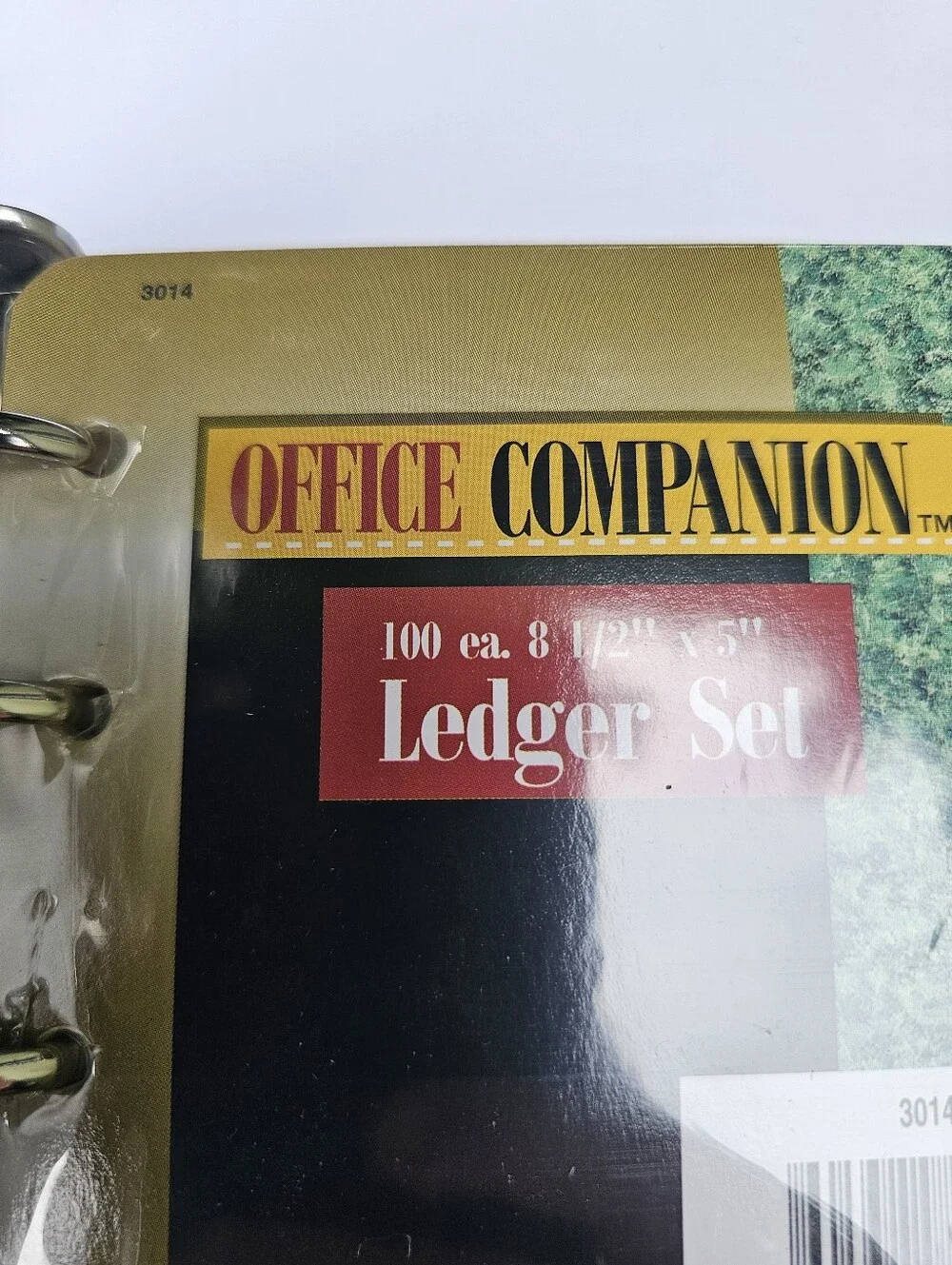 Vintage Black Accounting Ledger NOS A-Z Tabs Hardcover Oldschool Office Retro